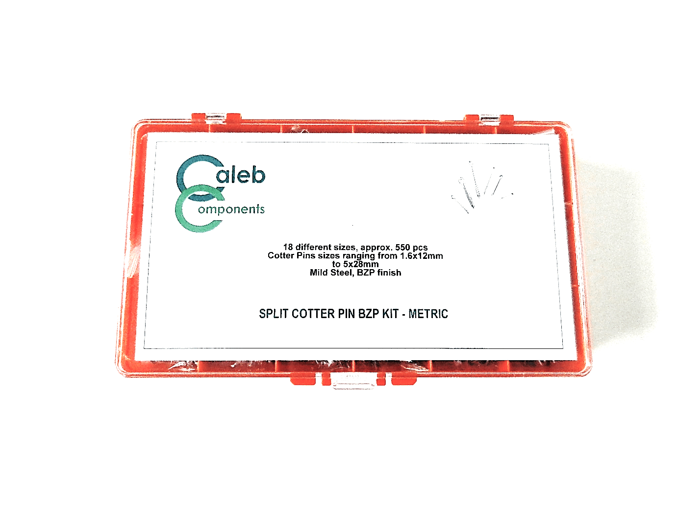 Assorted Metric Split Cotter Pin (BZP) Kit